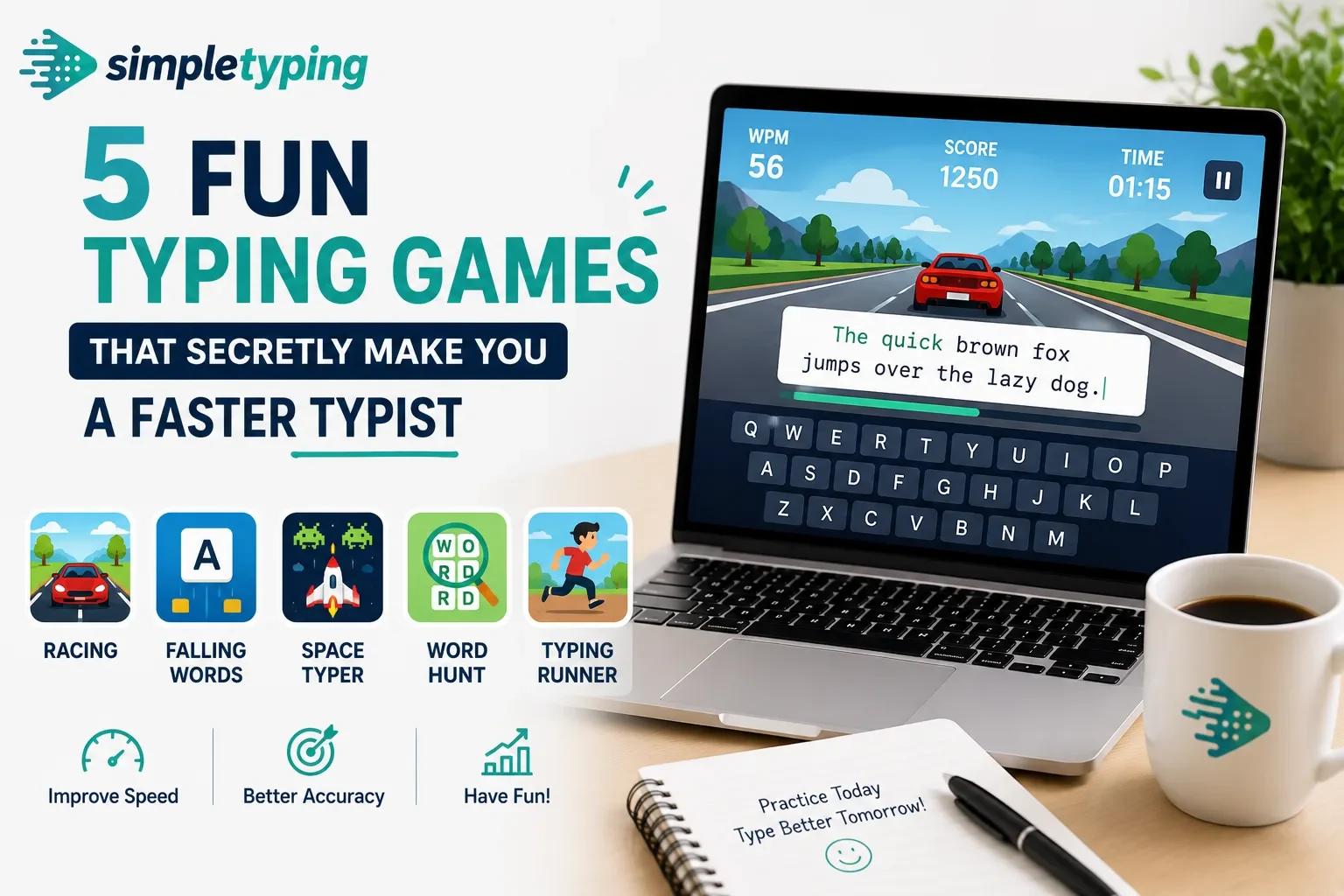 5 Fun Typing Games That Secretly Make You a Faster Typist