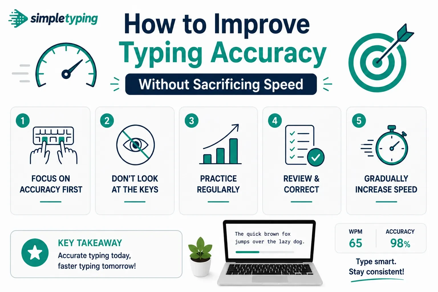 How to Improve Typing Accuracy Without Sacrificing Speed