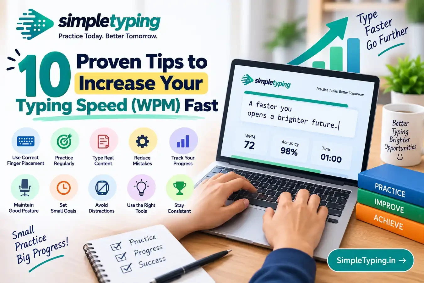 10 Proven Tips to Increase Your Typing Speed (WPM) Fast