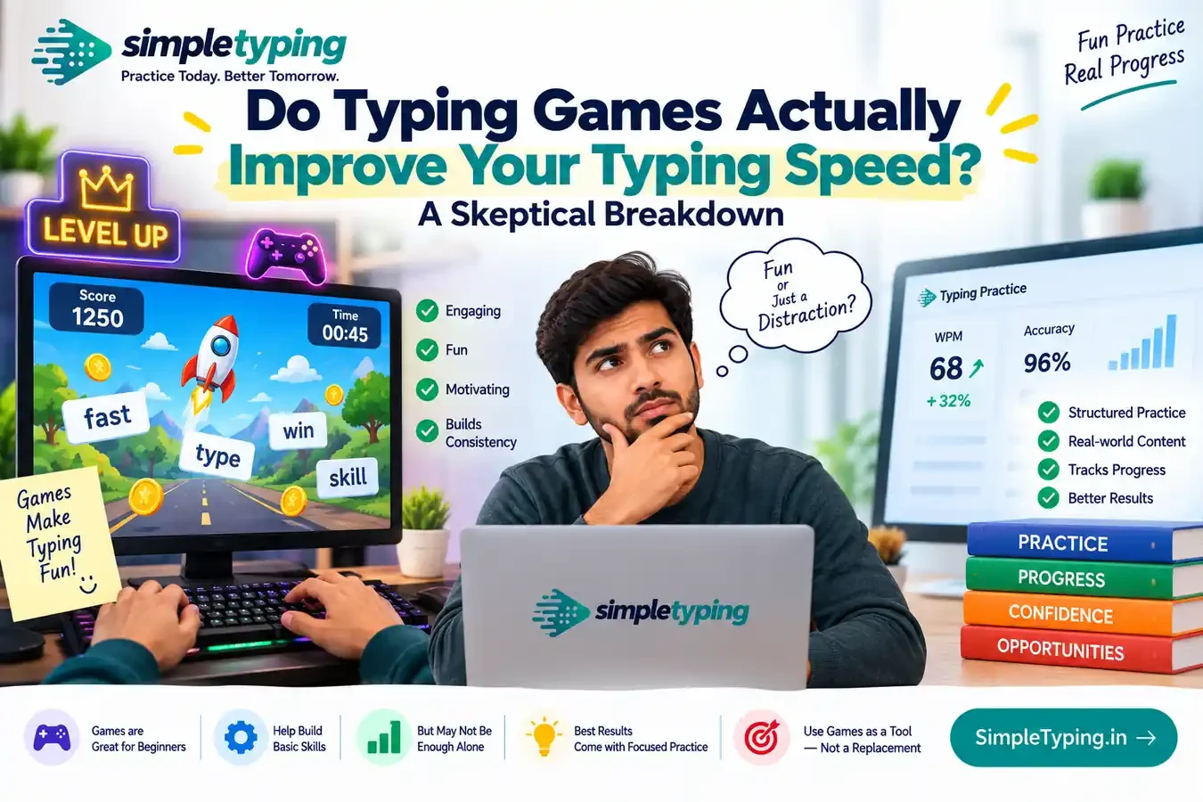 Do Typing Games Actually Improve Your Typing Speed? A Skeptical Breakdown