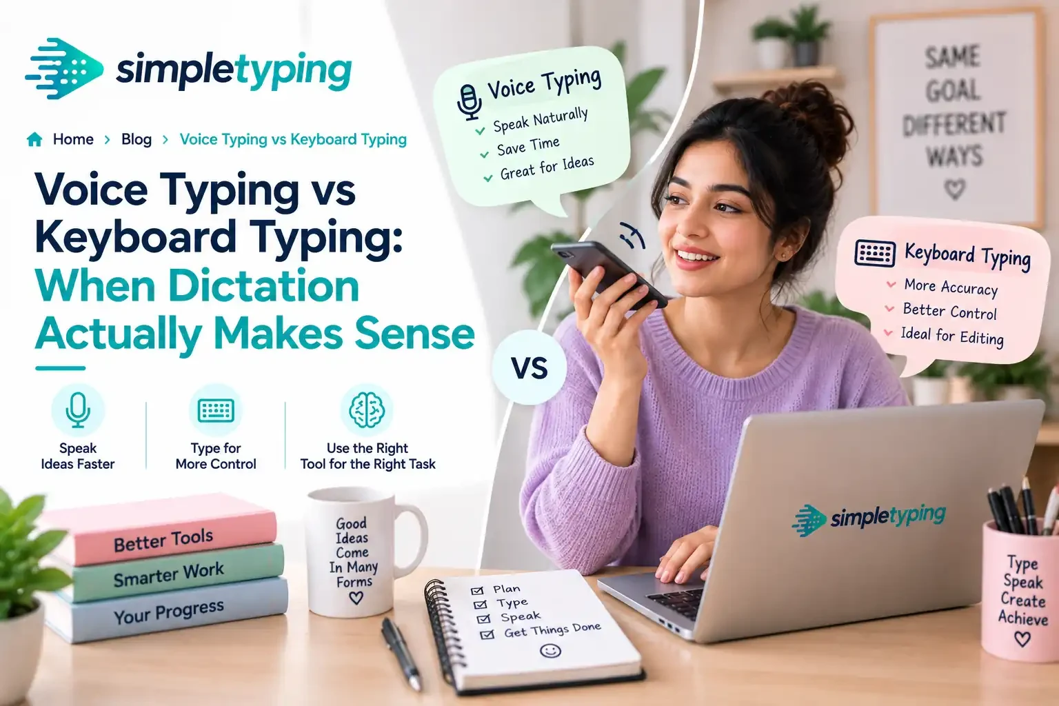 Voice Typing vs Keyboard Typing: When Dictation Actually Makes Sense